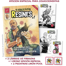 Salva Espín Art - Cómic «SARGENTO RESINES» Edición para coleccionistas - imagen 5 2